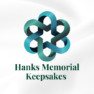 Hanks Memorial Keepsakes logo with teal knot